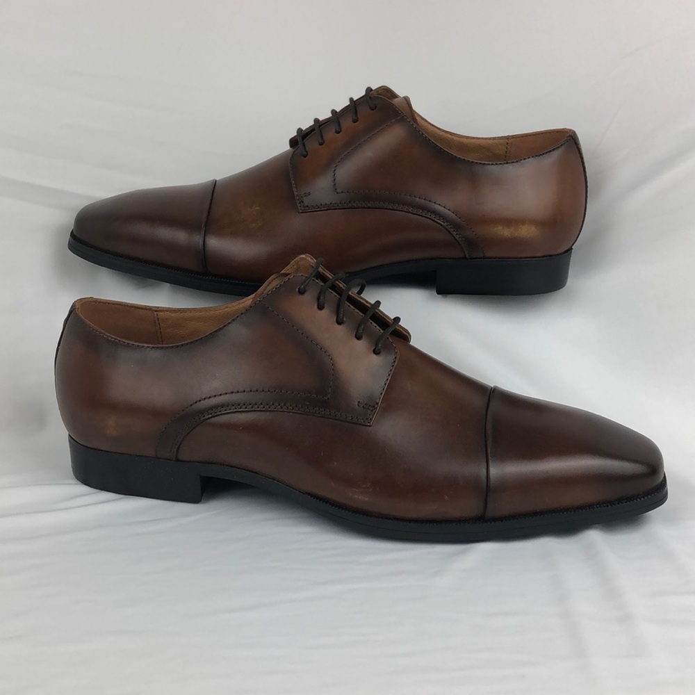 Steve Madden Milnerr Cap Toe Oxford Tan Leather